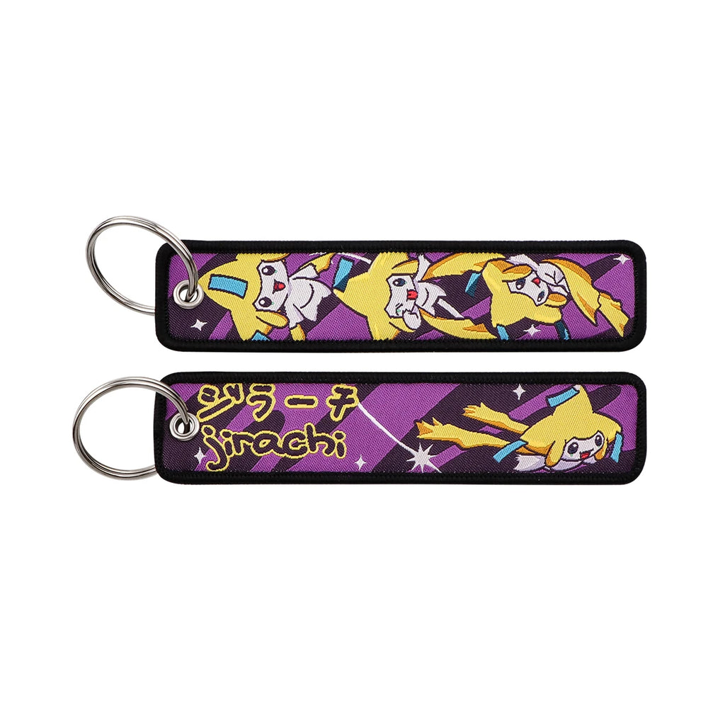 Anime Monster Embroidered Keychain