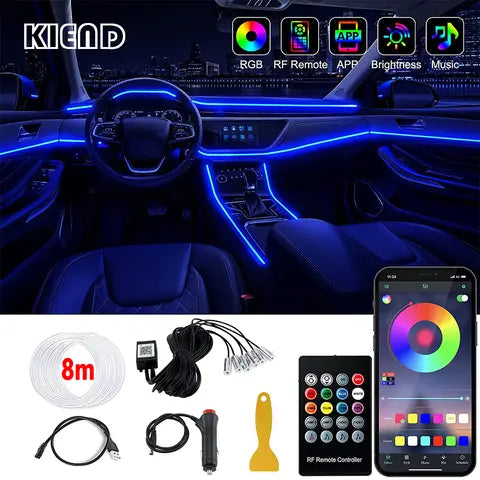 RGB LED Interior Ambient Strip Lights