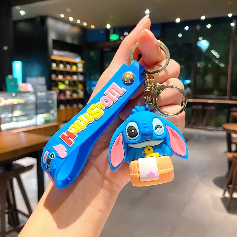 Disney Character Plush Keychain