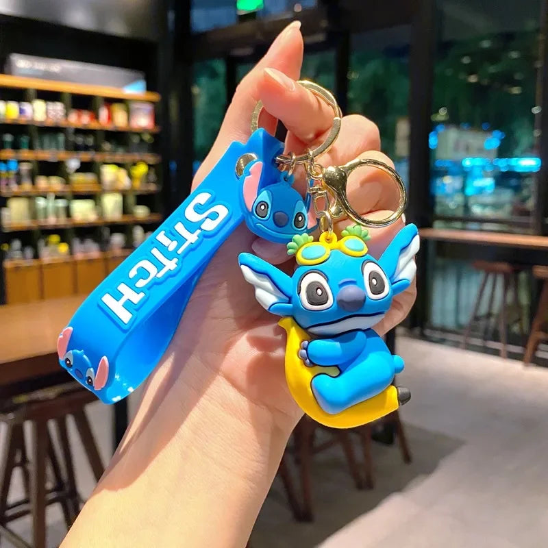 Disney Character Plush Keychain