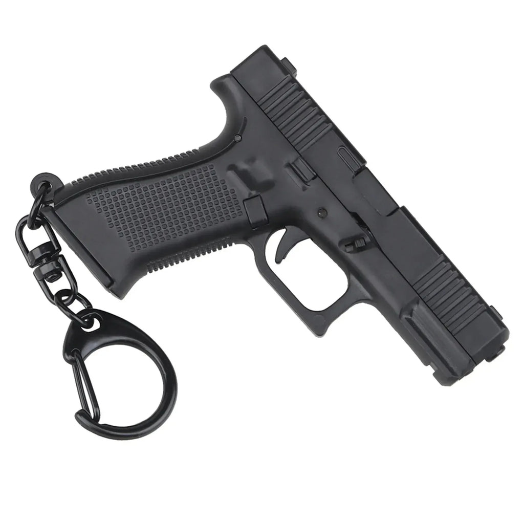 Tactical Pistol Model Keychain