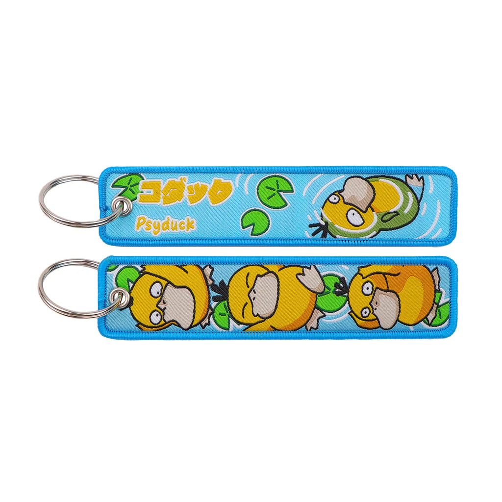 Anime Monster Embroidered Keychain