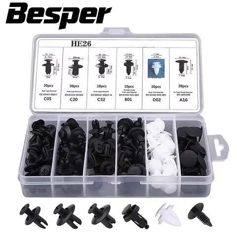 Auto Fastener Clip Assortment