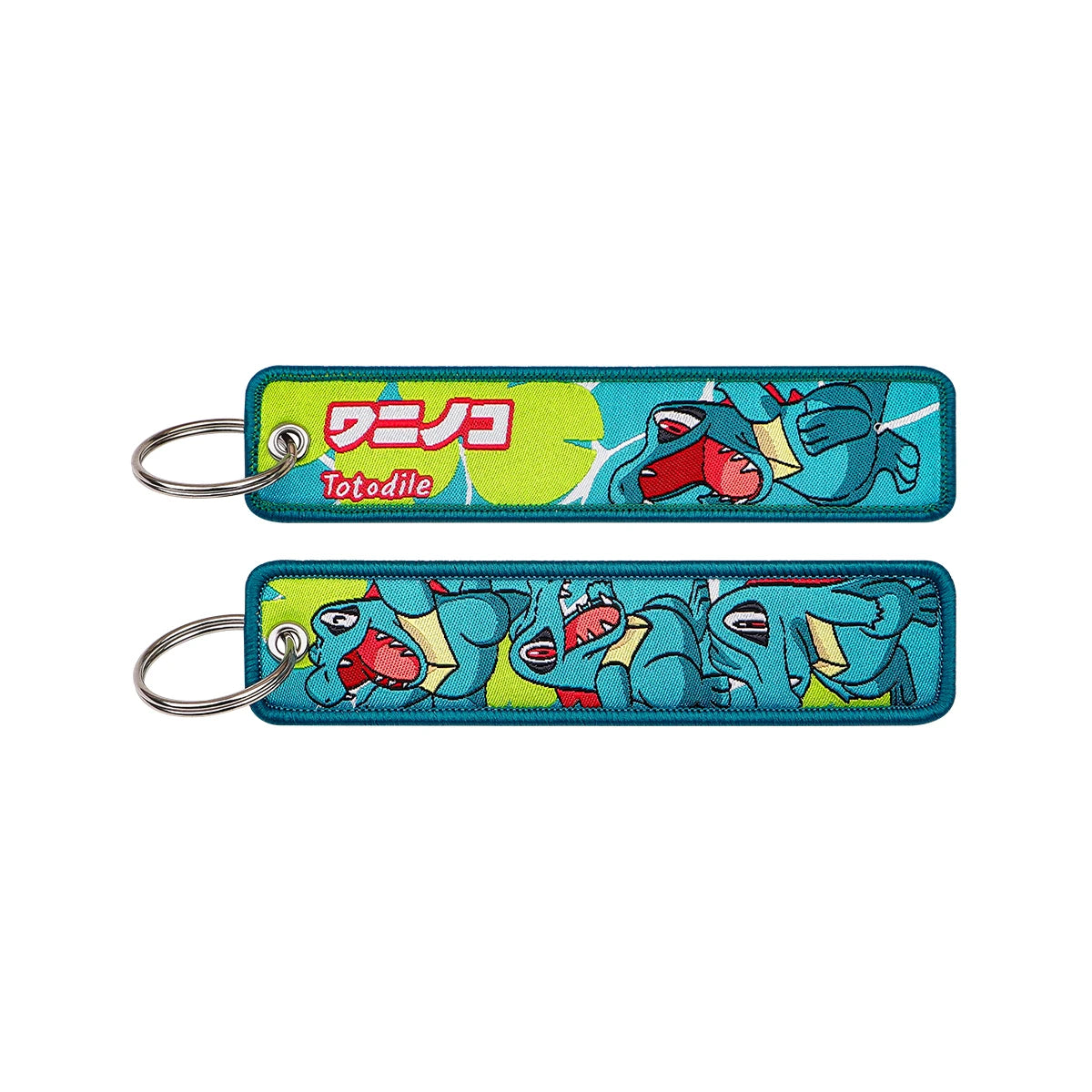 Anime Monster Embroidered Keychain
