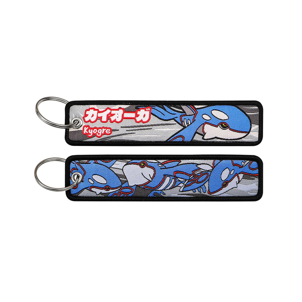 Anime Monster Embroidered Keychain