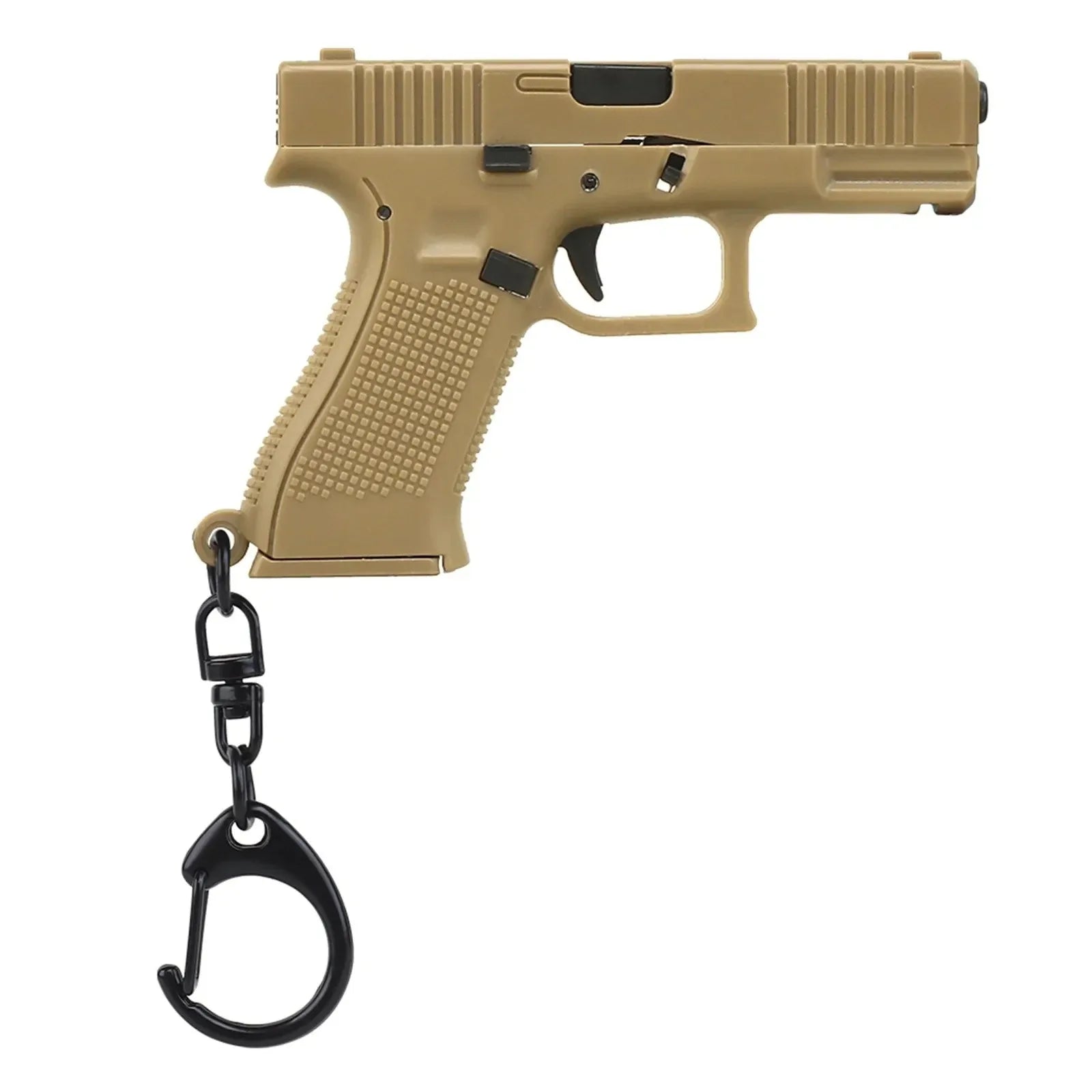 Tactical Pistol Model Keychain