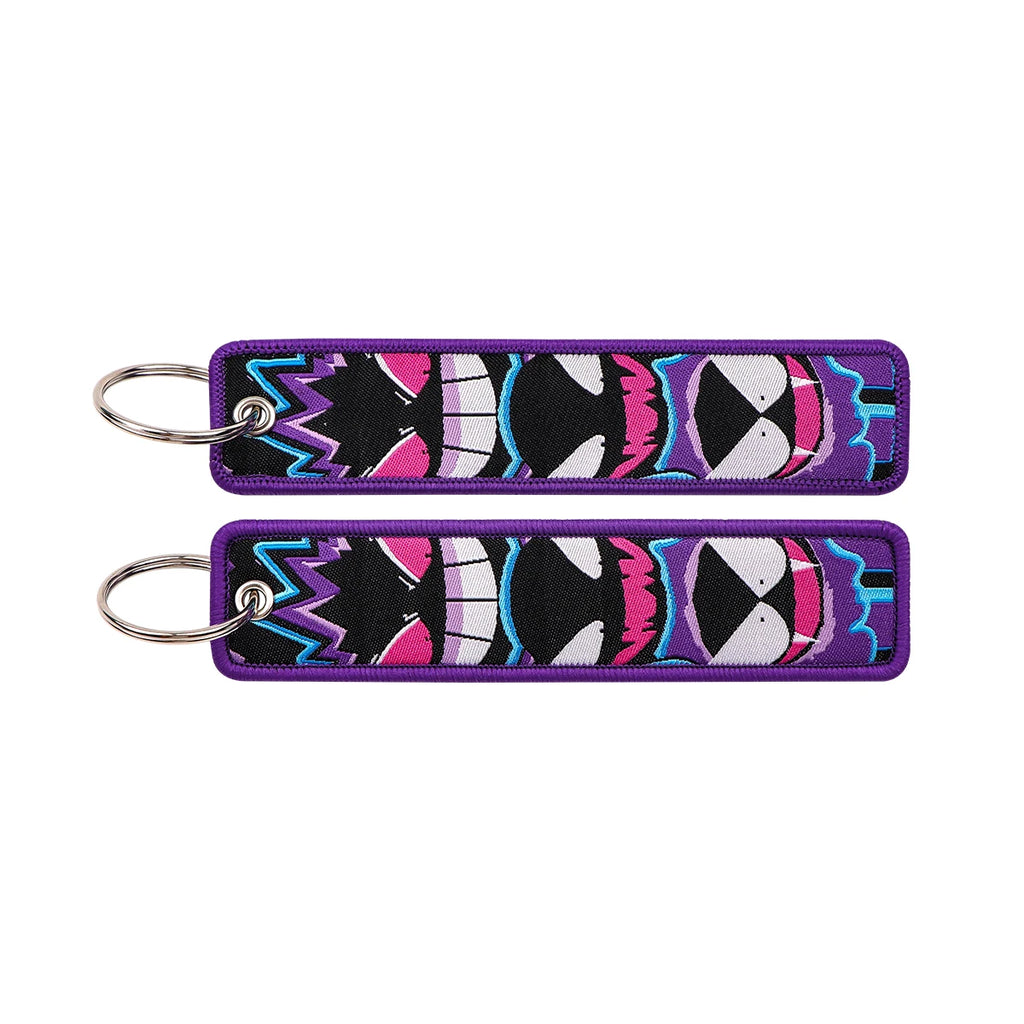 Anime Monster Embroidered Keychain