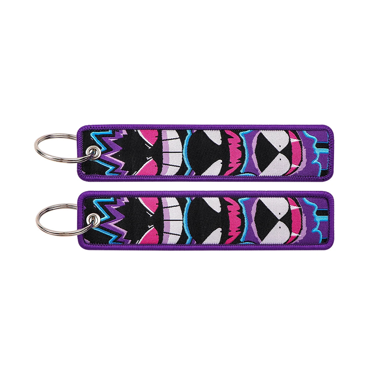 Anime Monster Embroidered Keychain