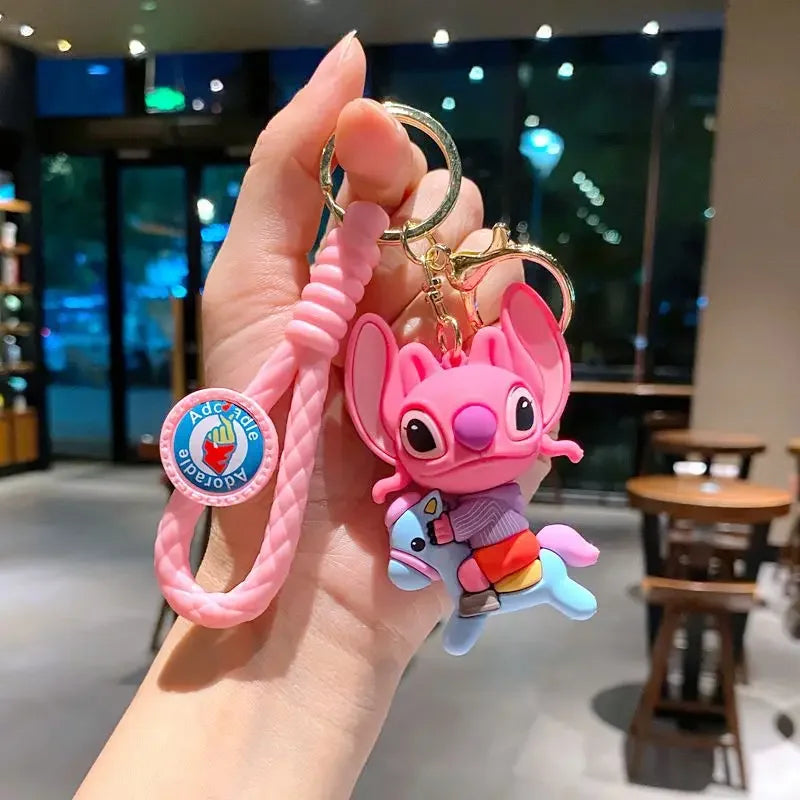 Disney Character Plush Keychain