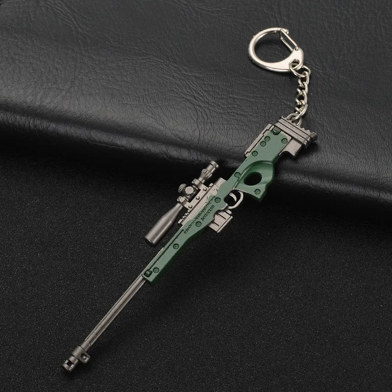 Mini Pistol Alloy Keychain