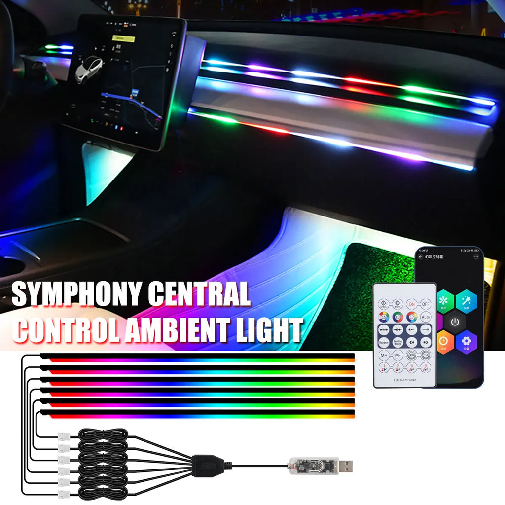 10-in-1 RGB Footwell Ambient Light Kit