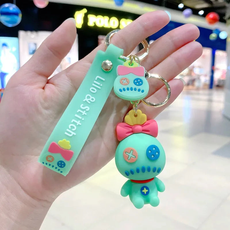 Disney Character Plush Keychain