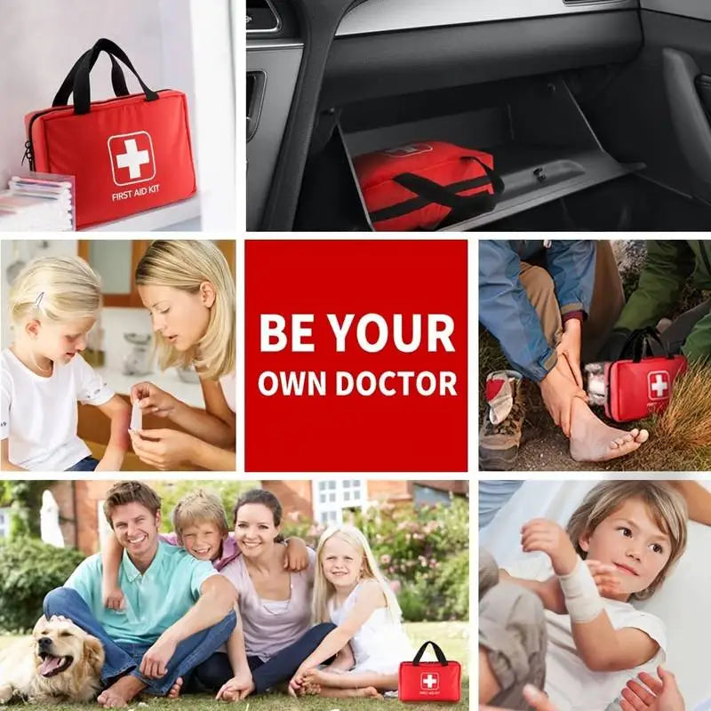 184-Piece Car First Aid Kit