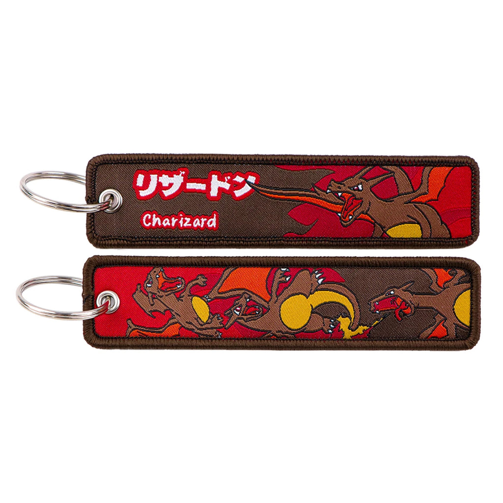Anime Monster Embroidered Keychain