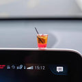 Mini Iced-Coffee Cup Dashboard Ornament