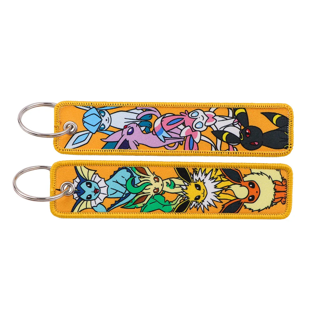 Anime Monster Embroidered Keychain